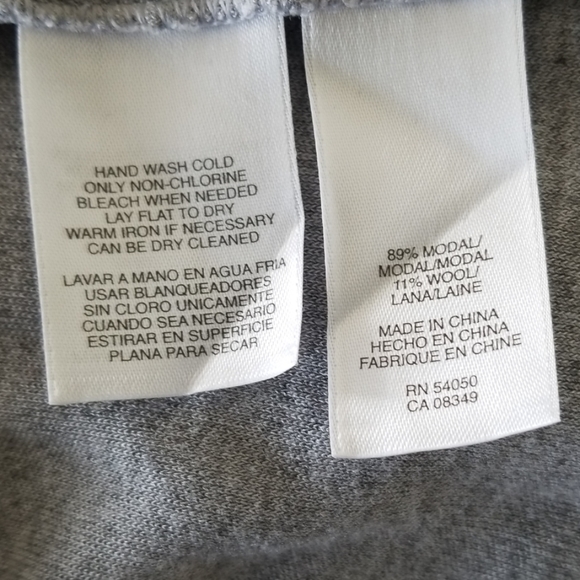 Anne Klein mini Light Weight Grey Dress Sz M - Picture 5 of 8